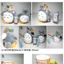 일본 애니메이션 지브리사의 토토로 인형과 피규어입니다 이미지