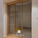 3 | 경북 상주 주택 중문 시공 후기: 초슬림 3연동도어로 완성한 감성 인테리어