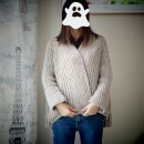 [뜨개질/대바늘] 고무뜨기 숏 "Flaum Cardigan" 이미지