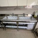 송선로 | 구미 주방용품 업소용 스텐 싱크대 수전 작업대 제작 요양원 주방 설치 후기