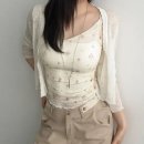 페어리플라워 | 레이어드 하나로 분위기 끝.. 에이블리 베이지수 빈티지 플라워 레이스 나시 후기🌷