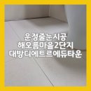 해오름마을10단지 파크푸르지오 | ♥️파주운정줄눈시공 해오름마을2단지 대방디에트르에듀타운시공비용과후기(폴리아스파틱우레아)