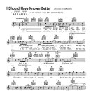 the Beatles 악보 I Should Have Known Better 이미지