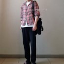아워레가시 슈렁큰 풀집 폴로 럼버체크 (Shrunken full zip polo) 후기 리뷰 (+ 사이즈팁)