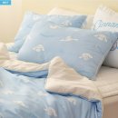 사각사각 | 호무로 시나모롤 에디션 알러지케어 이불 후기 (사각사각 촉감+온도조절 느낌, 아이가 진짜 안 놔요)