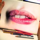 색연필 그림그리기 이미지