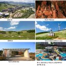 평창 금당계곡 2차선 도로 접한 정남향 배산임수 계획관리지역(500평) 주변 캠핑장,카폐,팬션,세컨하우스 등이 있는 토지 이미지