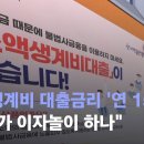 취약층 긴급생계비 대출금리 '연 15.9%'…"정부가 이자놀이 하나" / JTBC 뉴스룸 이미지