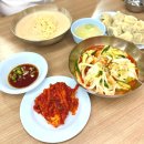 별미만두 | 여의도 맛집 진주집 콩국수와 매콤 비빔국수 접시만두 여름 별미 주차 솔직후기