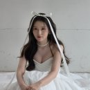 플레르쉐무아 | W 82 : 청담 세미앙 스튜디오 2층 흰배경 신부단독샷 촬영 후기, 리본캐주얼 쁘띠부케 수국부케