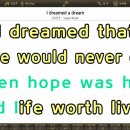 MR - I dreamed a dream/Susan Boyle 이미지