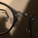 동그라미 안경 콘택트 이미지