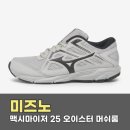 230005 | 미즈노 맥시마이저 25 오이스터 머쉬룸 블랙 (K1GA230005) | 안정감 있는 데일리 러닝화