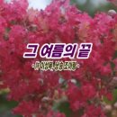 그 여름의 끝 / 詩 이성복 낭송 조아랑, 그 여름 나무 백일홍은 무사하였습니다... 이미지