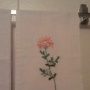 야생화 자수 이미지