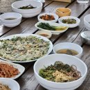 산마을민박 | 울릉도 나리분지 맛집 산마을식당 야영장식당 산채비빔밥