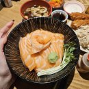 돈부리맨 | 서현역데이트 서현역저녁맛집 하치로돈부리 서현본점 사케동 새우튀김