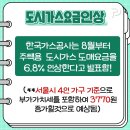 8월부터 도시가스 요금 인상 이미지