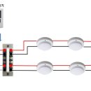 화재감지기가 동작하였을 때의 전압강하 이미지