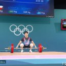 [파리올림픽 역도 남자 89kg]인상 3차 168kg 성공하는 유동주.gif 이미지