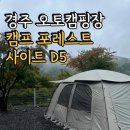 D5 | 경주 오토캠핑장 캠프 포레스트 사이트 D5 후기