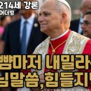 한쪽 빰마저 내밀라는 교황님 말씀, 힘들지만 노력해야겠지요! 2026,8,29(토) 교황님과 함께하는 성모행렬 이미지