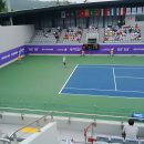 인천 아시아 게임 열우물 테니스장 과 남자 복식 준결승 이미지