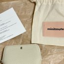 IVORY(아이보리) | 미닛뮤트 26SS 신상 m pouch wallet - ivory m 파우치 지갑 아이보리 후기