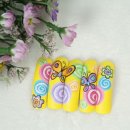 꽃나비 네일 이미지