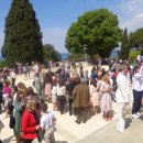 크로아티아 로비니4 - 교회에서 세례식을 구경하고 해변에! 이미지