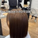 찰스리헤어테크 천안두정동 먹자골목점 207 도은디자이너 염색후기