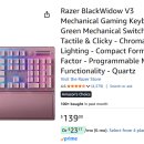 Razer BlackWidow V3 게이밍 키보드 팔아요 이미지
