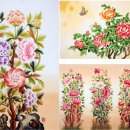 민화모란도 이미지