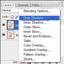 투명레이어와 그림자효과 레이어 만들기 이미지