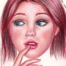 색연필 그리고 연필화 이미지