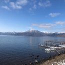홋카이도 아름다운 호수 시코츠코를 갔습니다. 이미지