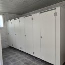 몰드디자인 | 이천(이천시) 큐비클 소규모 3칸 화장실도 도면 설계로 완벽하게! 크림화이트 노몰드 칸막이 시공 후기