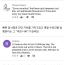 미국과 한국 비교하는 CNBC 뉴스에 달린 댓글 이미지