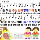 (한영 새찬송가 220장) 사랑하는 주님앞에 이미지