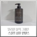 블랙스칼프 | 탈모완화 알리원 블랙 그레인 스칼프 샴푸 인텐스 지성두피 사용후기