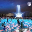 동구청 분수대 이미지