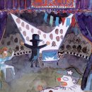 나무 밑 고양이 이미지