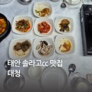 태안군청 솔라고cc근처 맛집 대청 김치짜글이찌개