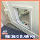 문 | 당진 고양이 문 시공 후기