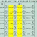 11월 25일(일요일) 주말 정기라운딩 조편성 및 식사장소(봉목장) 이미지