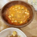 청정바지락칼국수，보리밥