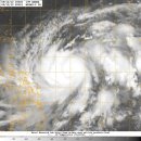 오늘의 날씨와 북상중인 제 16호 태풍 산바(SANBA) 현재모습 이미지