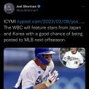 향후 MLB 진출 가능성이 있는 한국과 일본의 스타들을 선보일 예정인 WBC 이미지