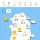 오늘의 날씨🌞☔️☃️, 2024년 5월 21일 화요일 이미지