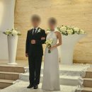 [W] 셀프웨딩 후기: 슈가드레스 - 가성비 본식 웨딩드레스 (홀터넥 실크 드레스), 베일, 머리장식